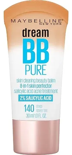 Maybelline Dream Pure Bb Cream Acné Ácido Salicílico Tono