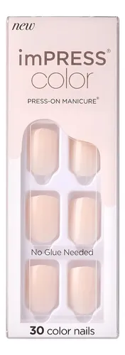 Uñas Kiss Impress Originales Instantáneas Importadas Color