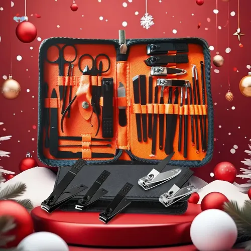 Kit De Manicura 30 En 1 Set Cortauñas De Acero
