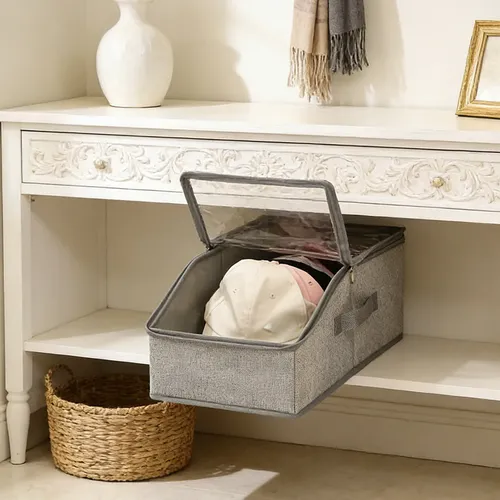 Caja De Almacenamiento Para Gorras De Béisbol Apilables Orga