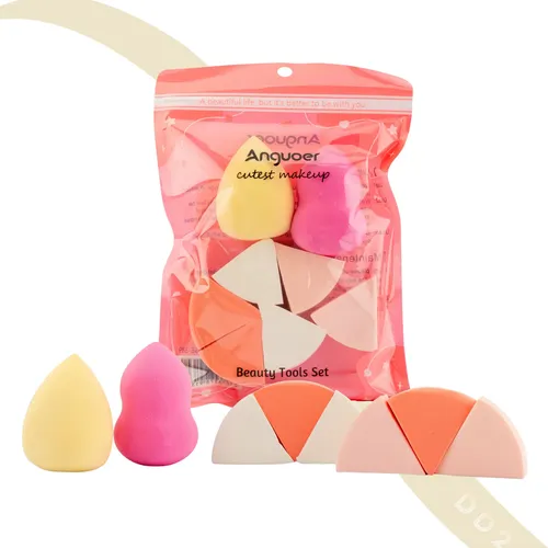 Combo Esponjas Blender De Látex Maquillaje Colores Oferta