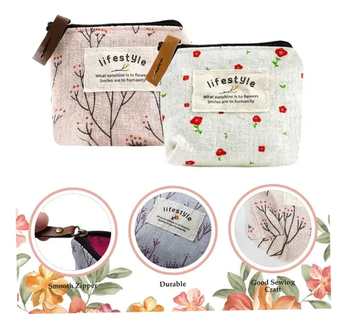 2 Bolsas De Maquillaje Pequeñas, Bolsa Organizadora En Forma