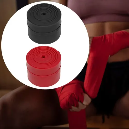 Bandas De Hilo Muscular Fitness Band 2 Rollos Negro.