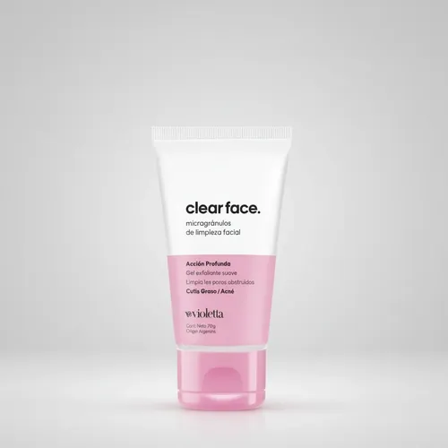 Gel Exfoliante Facial P/ Puntos Negros Poros Obstruidos Acné