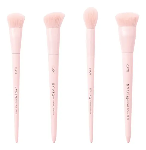 Set De 8 Brochas Veganas Beauty Creations Sintaaticas Suaves