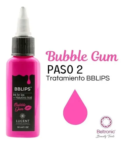 Tono Bubble Gum Rosa Bblips Con Hialuronico Dermapen Tipo de piel Todo tipo de piel