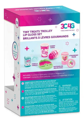 Set Brillo Labial Carrito Compras Niñas 3c4g