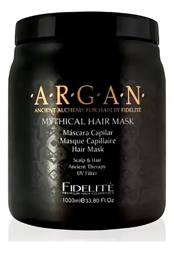 Fidelite Combo Argan Shampoo Acond Brillo Mascara Crema