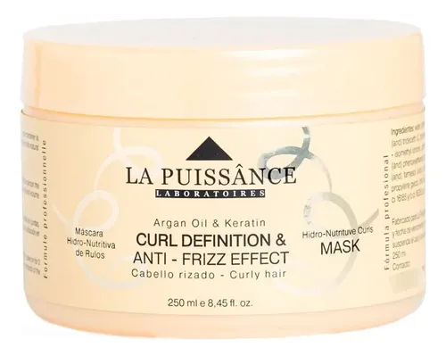 La Puissance Máscara Nutritiva Rulos Antifrizz 250ml Local
