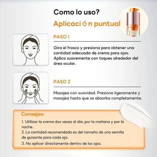 = Two*péptido 5d Antiarrugas Crema De Ojos 15g Las Bolsas =