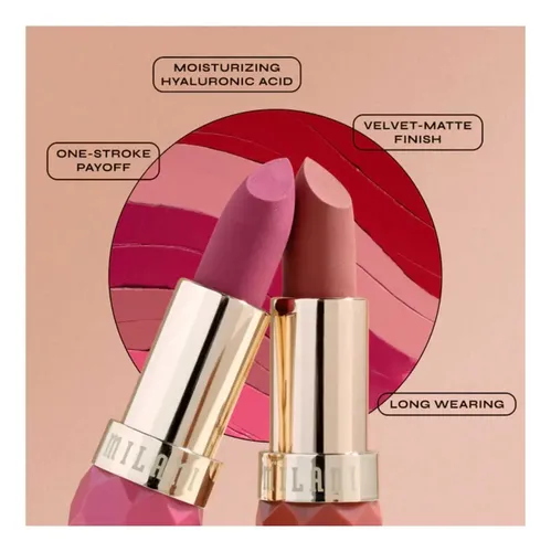 Labial Milani Barra Mate Color Fetish 430 Coral Crema