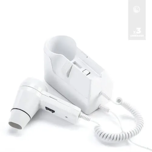 Secador De Pelo Para Amurar En La Pared 107-kit 3 Unidades- Blanco
