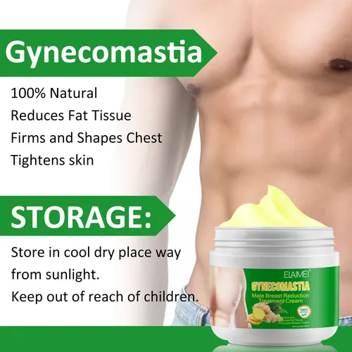 Elaimei Crema Reafirmante De Jengibre Para Ginecomastia Ginger Sk