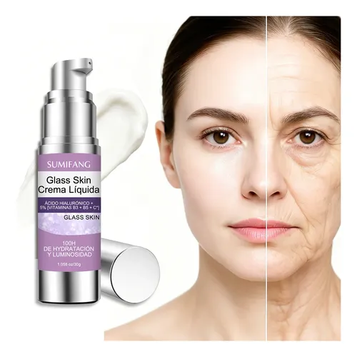 /crema Hidratante Glass Skin 30g, Firme Y Reduce Arrugas+