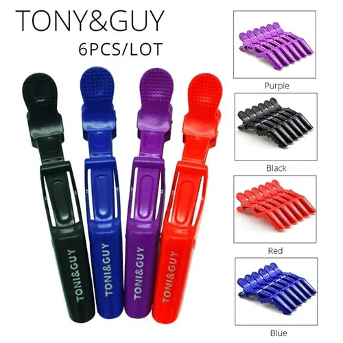 Pinzas Cocodrilo Grande Peluqueria Peinado Corte X6 U