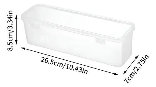 Caja Organizadora Transparente Para Cosméticos De Viaje