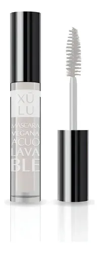 Máscara Para Pestañas Acuolavable Xúlu Cosméticos Negro Gel Color Transparente