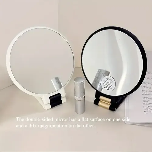 Espejo De Aumento 30x Redondo Plegable Para Maquillaje Portátil
