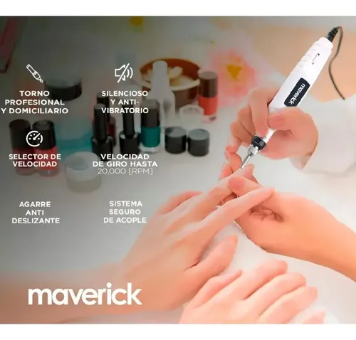 Cabina Led Uv Maverick Torno Uñas Manicura Profesional Kit