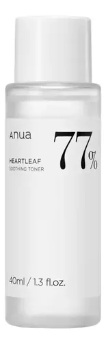 Anua 77% Heartleaf Soothing Toner Facial De 40 Ml, Coreano Momento De Aplicación Día/noche Tipo De Piel Todo Tipo De Piel