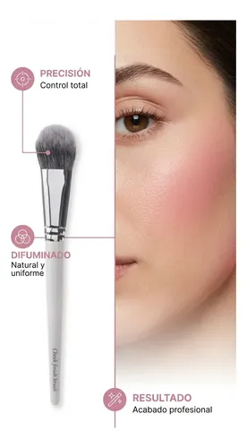 Brocha Rubor Líquido Maquillaje Melody Scher Cheek Finish