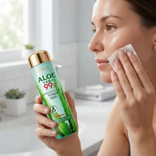 Tónico Facial Bioaqua Aloe Vera 99% Hidratante 130ml