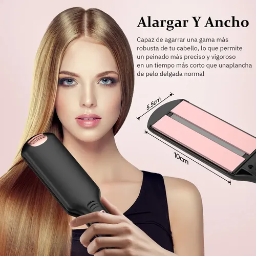 Plancha De Cabello Infrarrojos Profesional Alaciadora C/ Lcd
