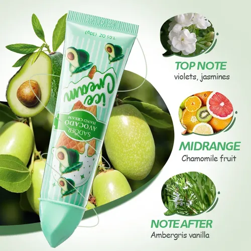Crema De Manos De Aguacate, Loción Hidratante Para Manos