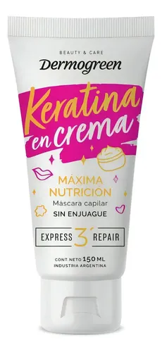 Dermogreen Keratina En Crema Tratamiento Capilar 150ml