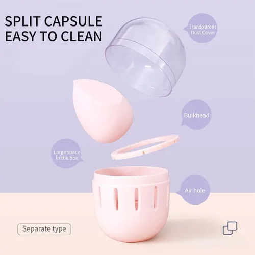 Soporte For Esponja De Maquillaje | Caja Portátil
