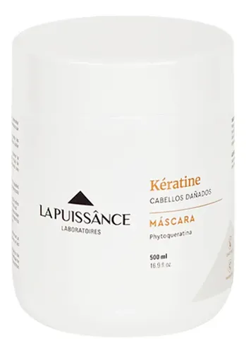 Máscara Capilar La Puissance Keratina Anti Frizz Para Pelo Dañado X 500ml