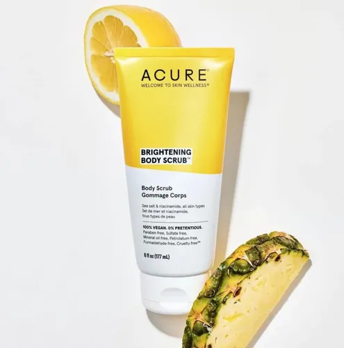 Exfoliante Corporal Acure Renovador Iluminador De Piel 180 M
