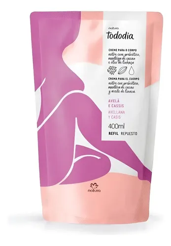 Repuesto Tododia Avellana Y Casis Crema Corporal Natura
