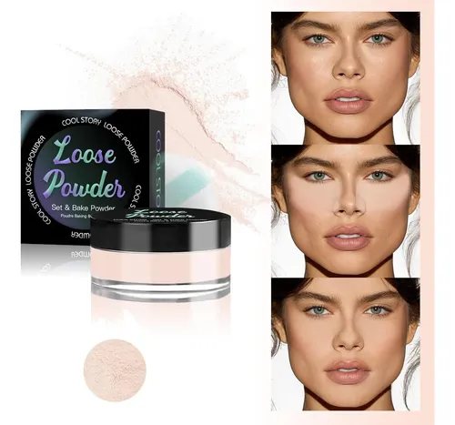 Polvo Suelto Fijador Cool Story Beige Miel 6g Acabado Mate