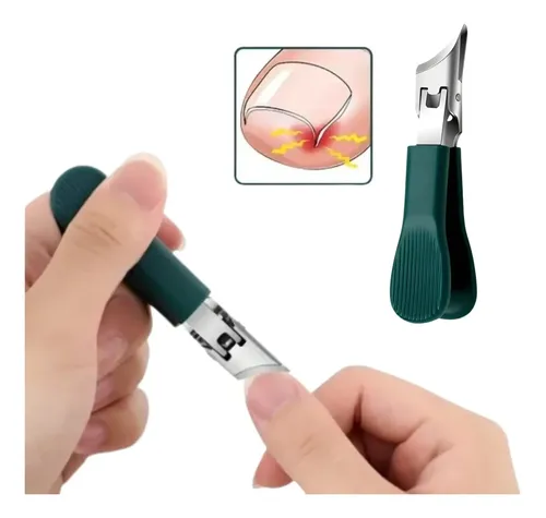 2 Uds Cortaúñas Profesionales Hawkbill 9cm Acero Inoxidable