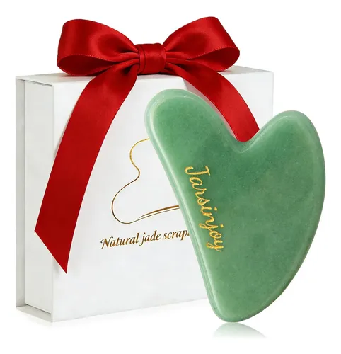 Piedra Gua Sha Verde Aventurina Premium Para Rostro