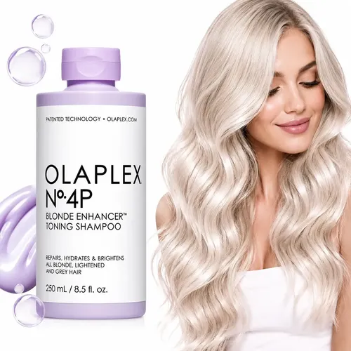 Shampoo Olaplex No 4P blonde enhancer toning en botella de 250mL