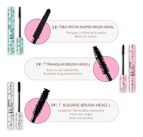 Set De 3 Rimel Volumen Rizo Waterproof Duradero