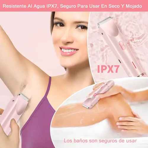 Depiladora De Bikini For Mujer Eléctrica Doble Cabeza 2 En 1