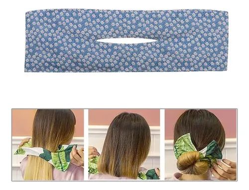 Bandas Para El Pelo De Bollo De Moda Para Mujer, R