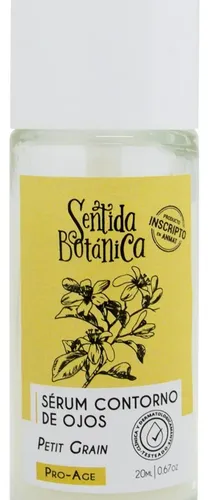 Sentida Botánica Serum Contorno De Ojos Natural Vegano 3c