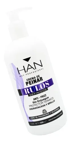 Han Rulos Crema De Peinar Protector Térmico 500ml Local