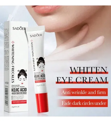 Crema Contorno De Ojos Sadoer Con Ácido Kójico Y Retinol Todo Tipo De Piel Día/noche