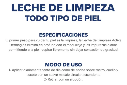 Dermaglós Facial Leche De Limpieza 200 Ml Pieles Sensibles