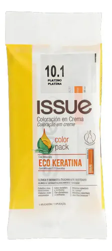 Tintura Issue Color Pack Permanente Platino con Máscara de Keratina