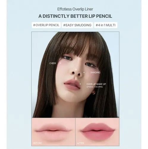 Lápiz Delineador Labios Mlbb Heart Percent Dote On Mood