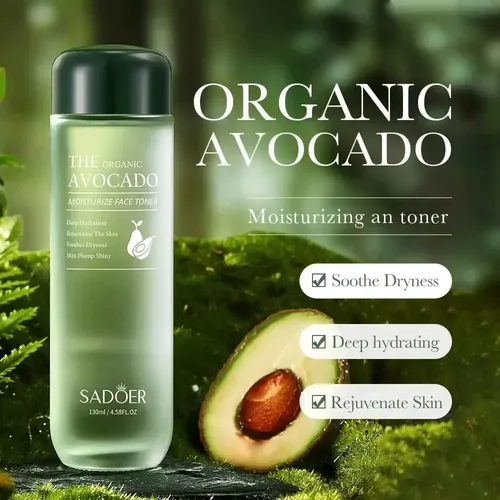 Tonico Facial Avocado Palta Impurezas Grasa 130ml Sadoer Todo Tipo De Piel Día/noche