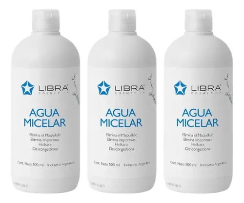 3 Agua Micelar 500gr. – Libra Cosmetica