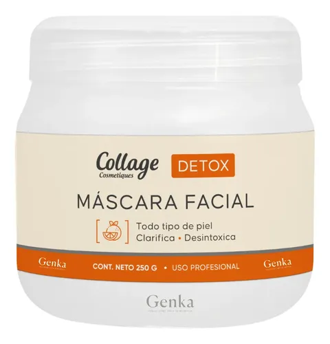 Mascarilla Facial Detox Blend Naranja Por 250gr Collage