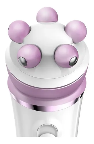 Depiladora Eléctrica Ga.ma Oasis Supreme Usb 8 Accesorios Color Blanco/Violeta